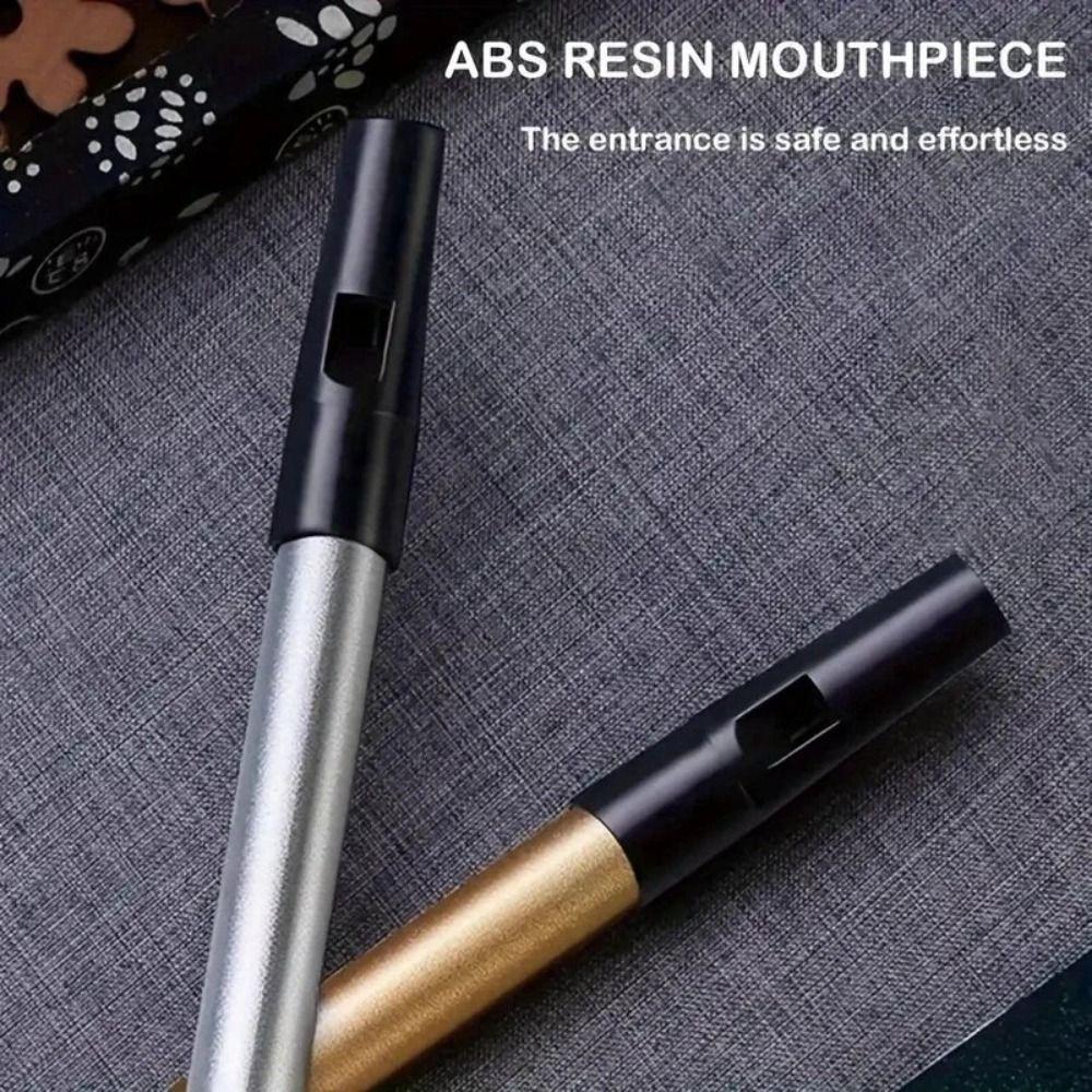 Irish Whistle Flute Irish Tin Whistle Musical Instruments Aluminum Tin Whistle C/D Key 6 Holes Rich Tone for Beginners