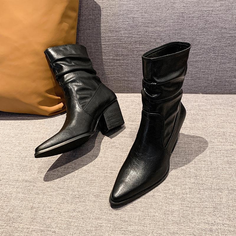 Fashion Fashion Casual Leather Chelsea Boots for Women Autumn Winter Soft Soled Women's Platform Shoes Designer New Ankle Boots Female