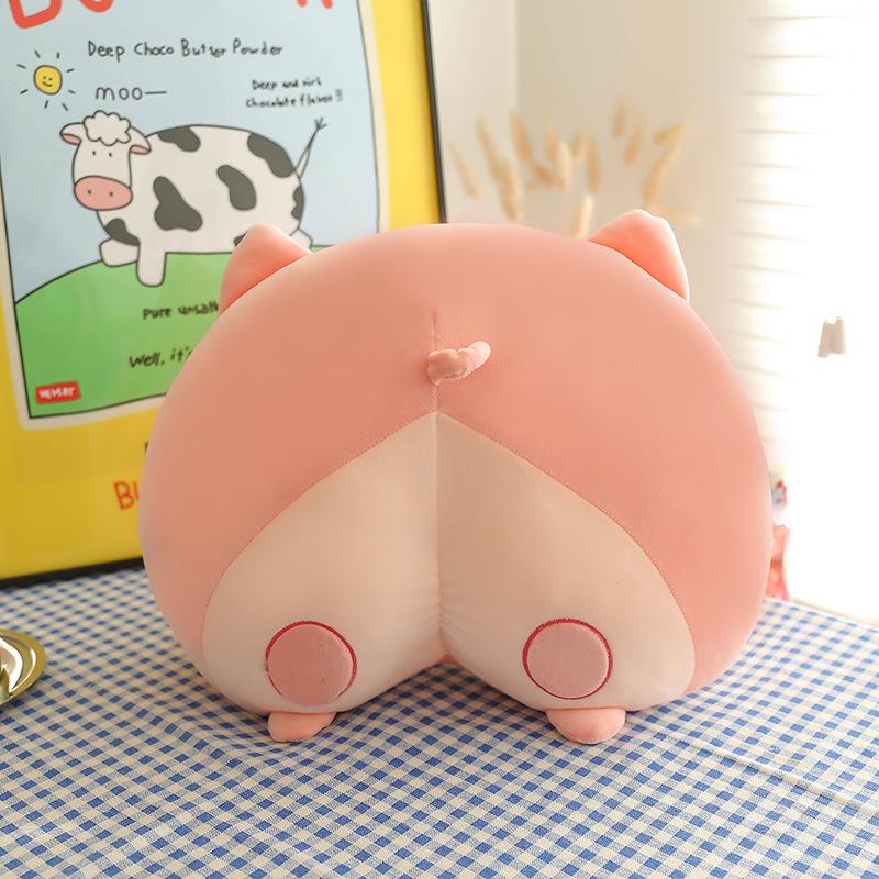 

Милая плюшевая подушка-подушка в виде попки корги и подушка для спины - очаровательный подарок для девочек 40cm (0.28kg)