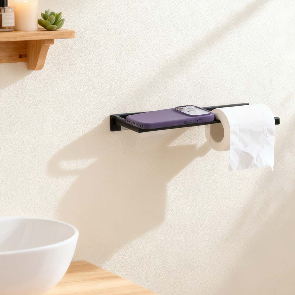 Strong Load Capacity Towel Holders Wall Mounted Paper Roll Rack Toilet Paper Holder  Kitchen