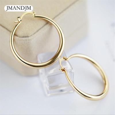 Dia Eccessivo. Orecchini pendenti a cerchio color argento e oro da 33 mm, gioielli punk da cocktail, 1 paio