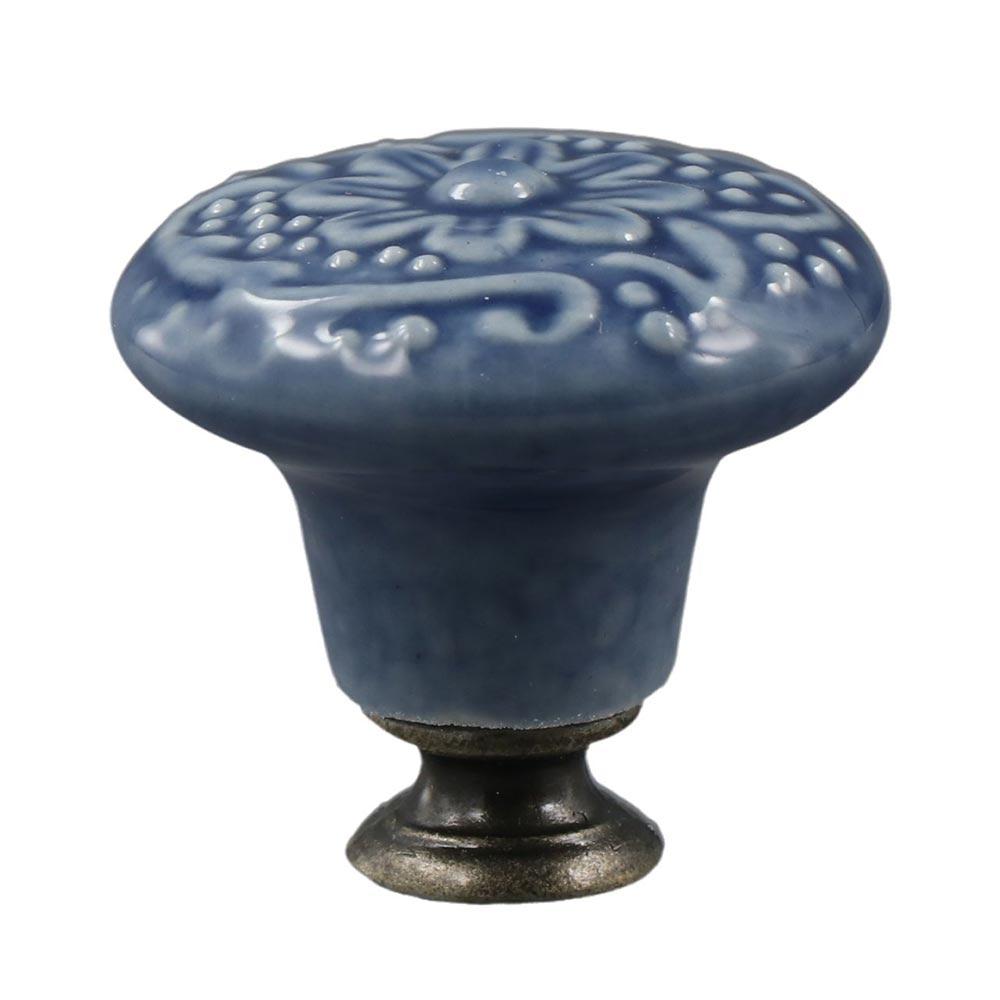 Pull Handles Ceramic Knob Single Hole Drawer Knobs Vintage Door Knob  Kitchen
