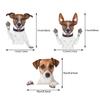 TM28# Funny Jack Russell Terrier Dog Motorcycle Bike Stickers Puppy Car Styling Decals