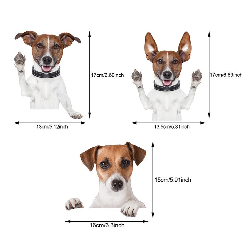 TM28# Funny Jack Russell Terrier Dog Motorcycle Bike Stickers Puppy Car Styling Decals