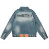 Broken Planet Embroidered Letter Denim Jacket Men Women Loose Fit Casual Streetwear
