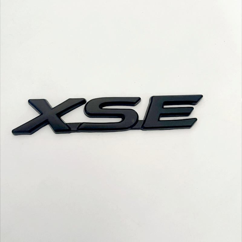 3D Metal SE XSE Logo Rear Trunk Emblem Badge Decals Sticker For Toyota Camry Sienna Highlander Corolla Car Styling Accessories