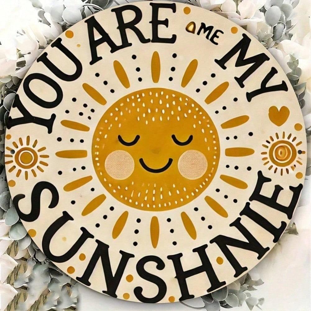 Retro Round Metal Sign for Shop Decor