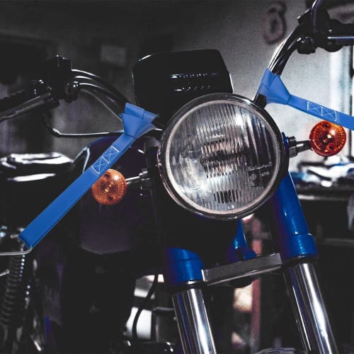 AWELCRAFT Soft Loop/Sub-Belt, 1400kg Load Capacity, Set of 8, Tie-Down Straps, Locking Straps, 40cm, for Loading, Securing, and Binding Motorcycles, A