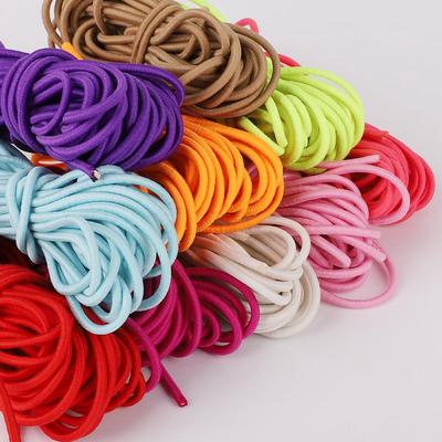5m Colorful Skinny Elastic Band 2.5 Mm Round Rope Rubber Ribbon Stretchy Band Elastic Line
