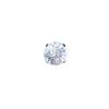 F136 Titanium G23 Navel Ring with Four-Prong 5A Fireworks Diamond