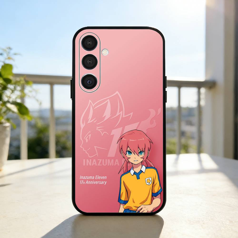 Sporty Japanese Anime I-Inazuma Eleven Phone Case For Samsung A73,72,71,53,52,51,22,91,80, Soft Black Cover Samsung a21s