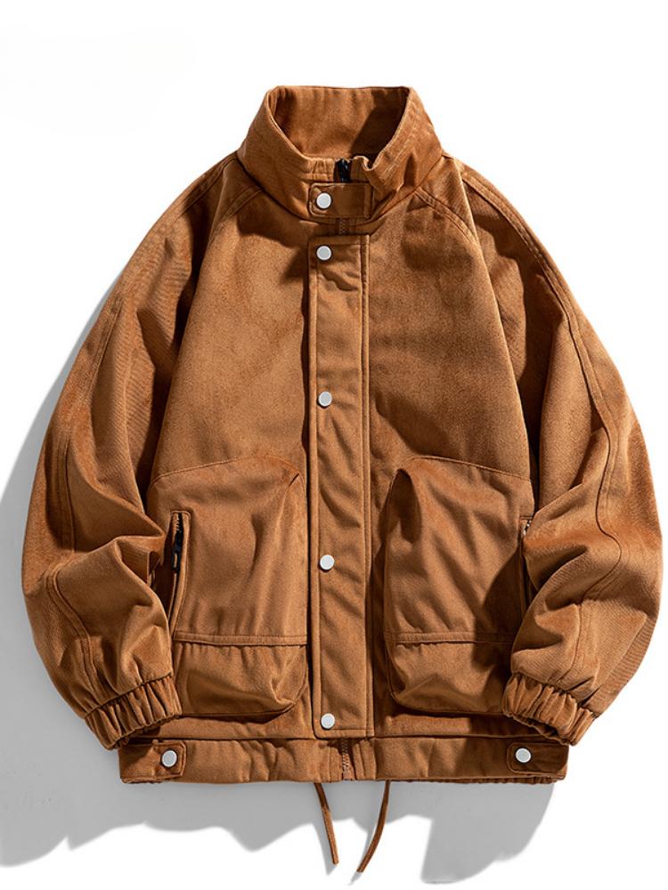 

Повседневные куртки для мужчин, ветрозащитная черная, зеленая военная куртка-бомбер-карго 2023, весенне-осенняя одежда, мужская модная куртка 4XL коричневый