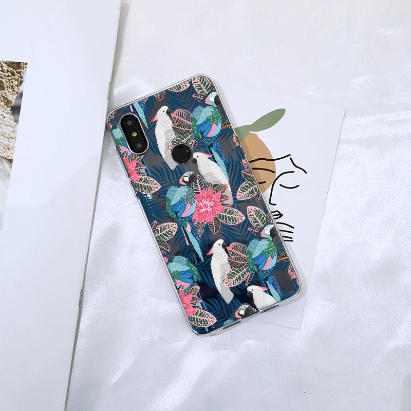 Weiche Handyhülle Silikon Für Xiaomi Mi Max Mix 1 2 2S 3 Ästhetischer Vogel Blume Hübscher Vogel Rückenabdeckung Für Xiaomi Mi Note 1 2 3