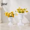Durable Garden Pot Flower Urn Planter Plastic Plant White Small Outdoor Planter Urn