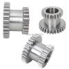 2 szt. Wysokie i niskie metalowe koło zębate przekładni T29xT21&T20xT12 SIEG C2&C3-014G/024G JET BD-6 Tokarka metalowa Koło zębate podwójne wału głównego