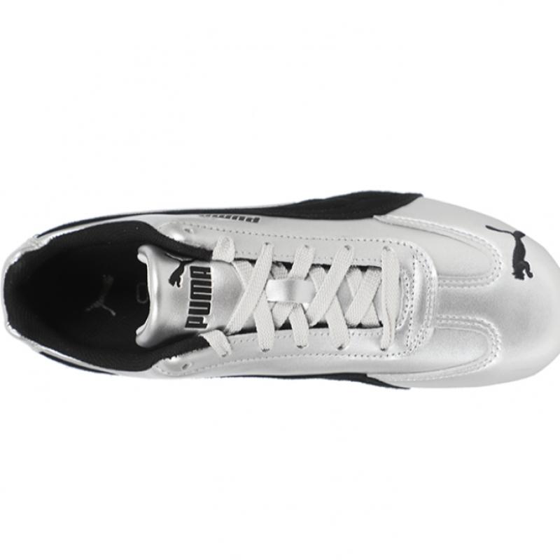 Puma Shoes Metallic Silver Black Rose Speedcat