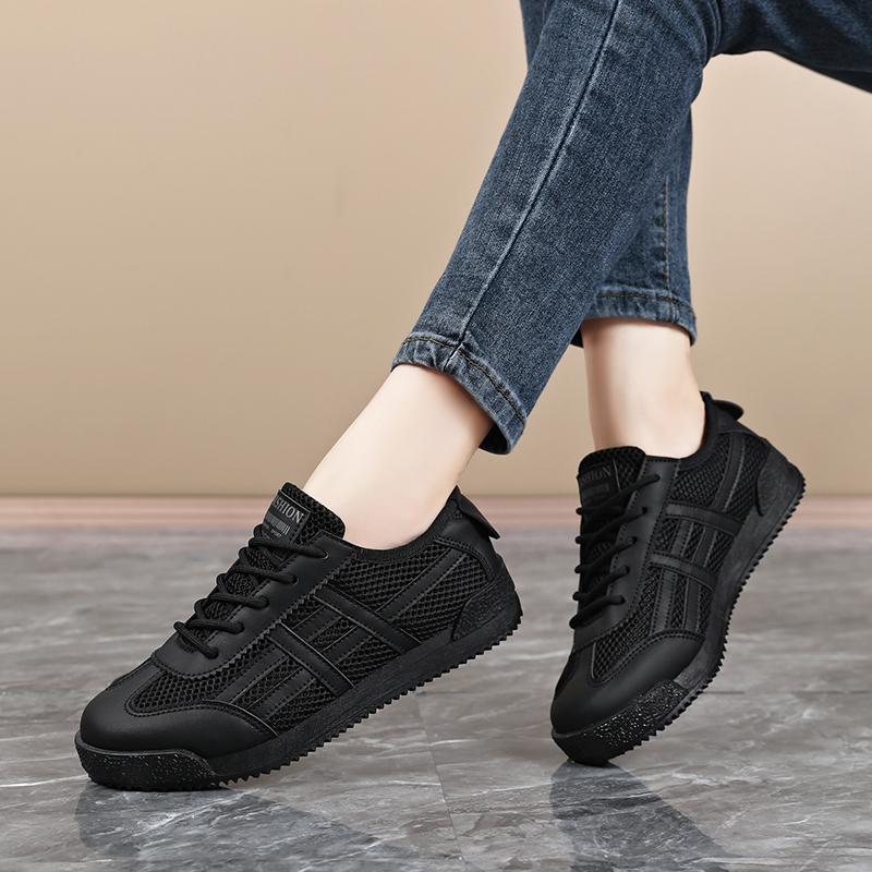 MCTIN Dámské ležérní tenisky Patchwork Smíšené barvy Šněrovací Boty s kulatou špičkou Dámské baleríny Ručně vyráběné Pánské boty