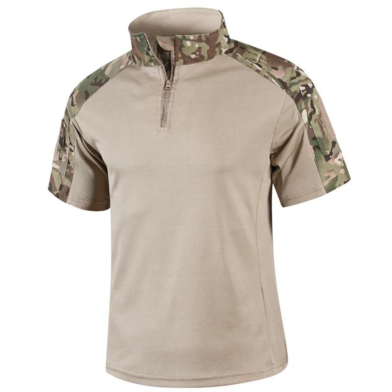 Short Sleeve Quick Dry T Shirt Men's T Shirt Outdoor Hiking Shirts Climbing  Breathable
