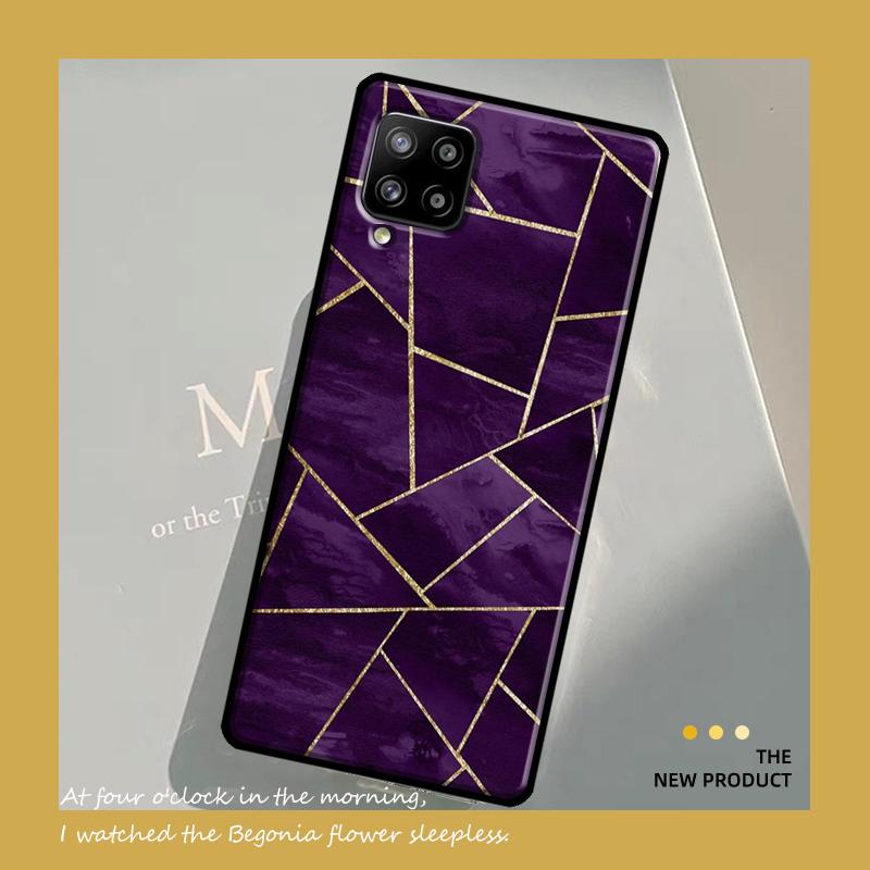 Geometric Abstract Crystal Case For Samsung Galaxy A54 A34 A52 A32 A22 A12 A13 A14 A23 A33 A53 A73 A51 A71 Cover