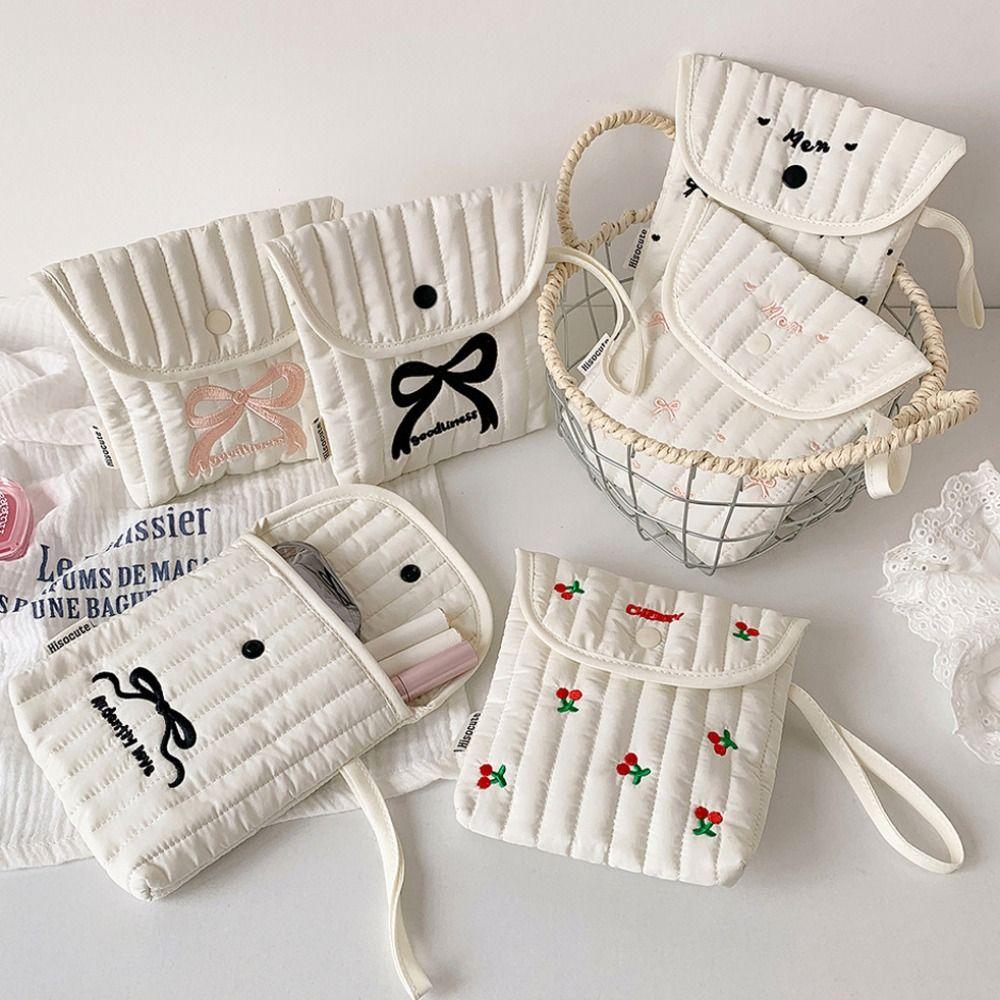 Large Capacity Sanitary Napkin Storage Bag Menstruation Towel Storage Small Storage Bag  Women