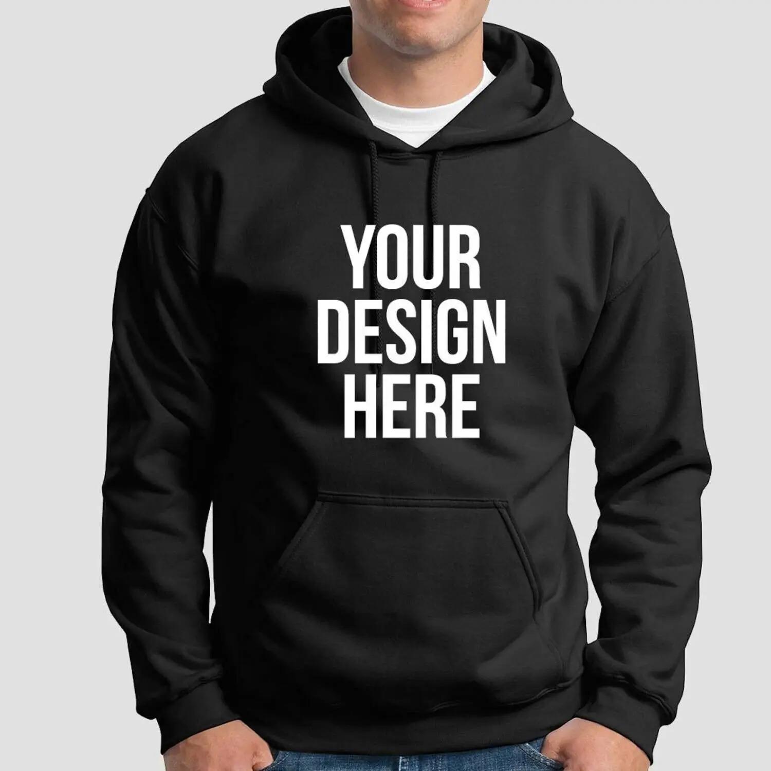 

Customized Hoodie Personalized Printed Add Your Own Custom Logo Texts Images Hoodie for Women Men Long-sleeved Hoody Spring XL