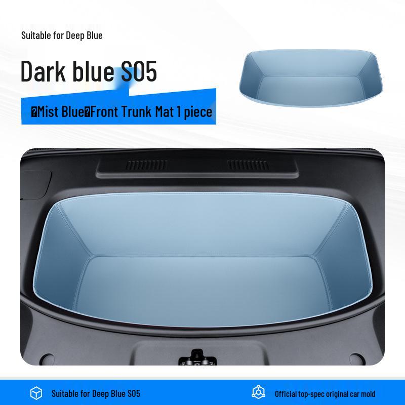 Tiefblau S05 Kofferraummatte & Aufbewahrungsbox für Auto-Innenraum-Modifikation