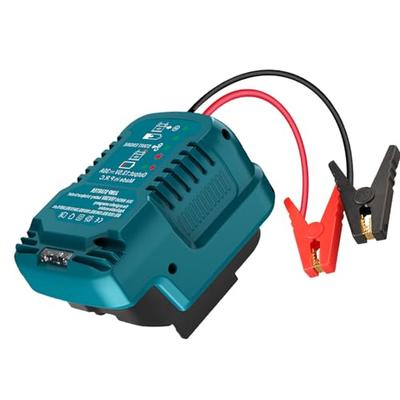 Car Jump Starter Adapter Compatible with Hitachi 18V & 36V MAX Batteries, 11AWG, 12V Portable Car Jump Cable, Automotive Booster Cable Adapter, Jump D