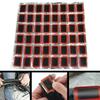 48 Piezas Parches de Reparación de Neumáticos Kit de Tapones de Goma para Neumáticos sin Cámara Pinchazo Bicicleta Motocicleta Coche Emergencia Ciclismo de Carretera Herramientas de Reparación