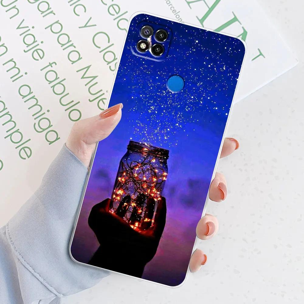 For Xiaomi Redmi 9C Case For Redmi 9C NFC Marble Transparent Silicone Soft TPU Case For Redmi 9C Redmi9C NFC Cover Bumper Back