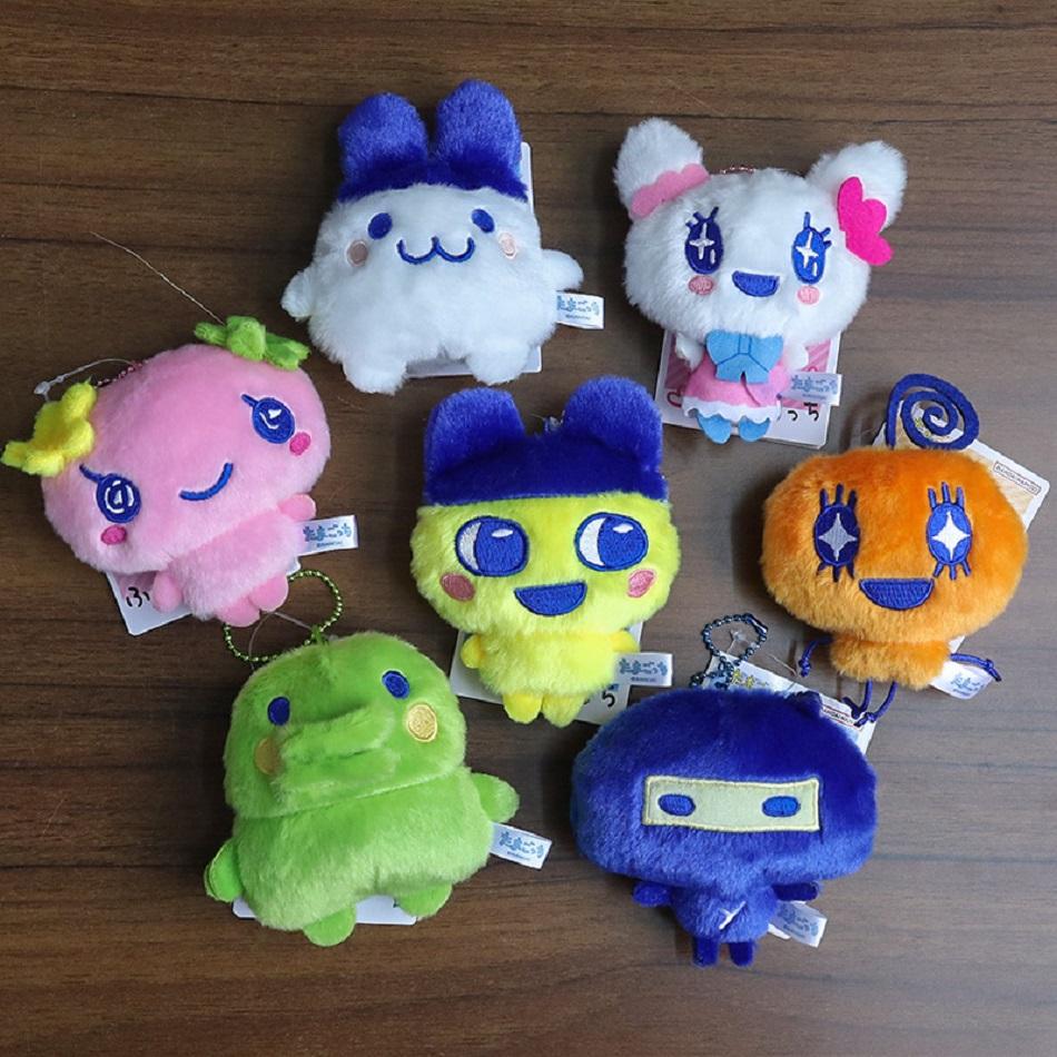 Nowe Tamagotchi Anime Mametchi Pluszowa Lalka Breloczek Kawaii Mimitchi Lalka do Torebki Pendant Kuchipachi Lalka Kreskówkowa Dziewczęce Serce Prezent dla Dziecka