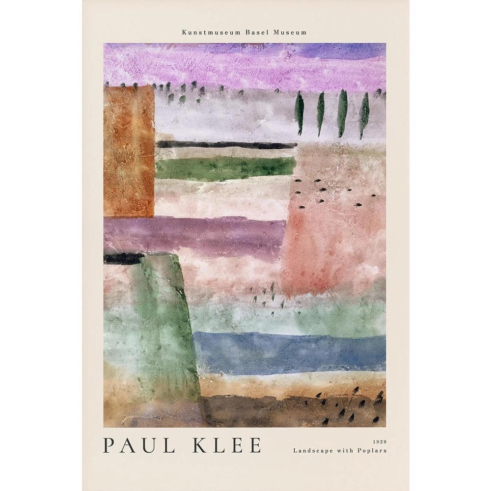 Modern Abstract Paul Klee Exhibition Posters Colorful Canvas Minimalist Canvas Painting Wall Pictures Art Home Living Room Decor