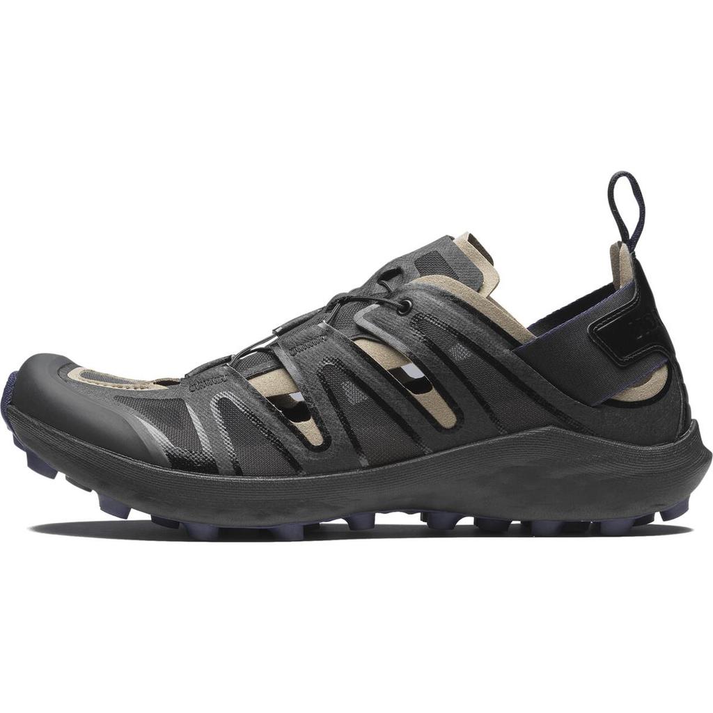 SALOMON Slip Resistant Abrasion Resistant River Trekking Shoes Unisex Black Sneakers 476747
