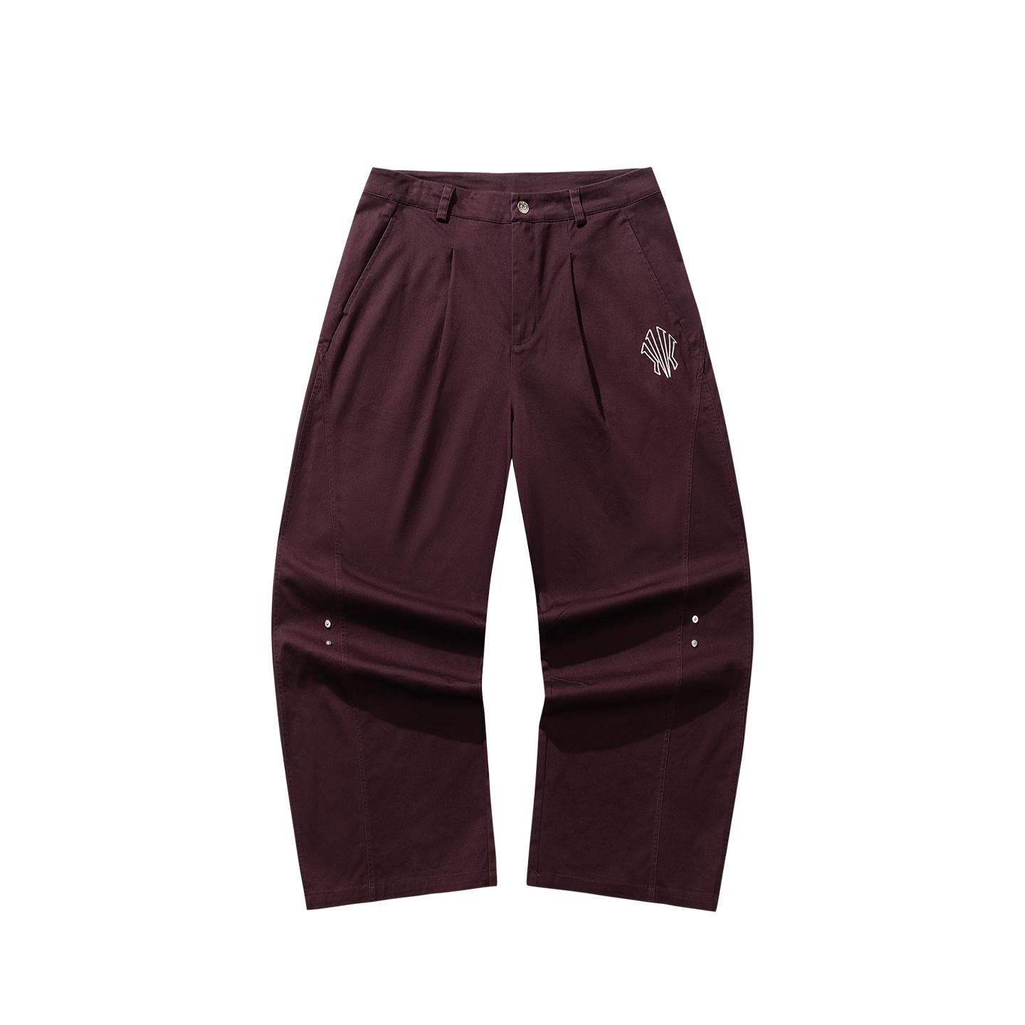 

Anta Kyrie Basketball Series Womens Woven Long Pants Spring 2026 Casual Pants Women bottoms Crimson Rose-Brown 962611501-3 XS