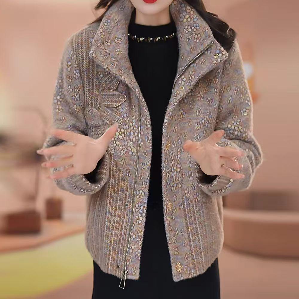 

Original Live Broadcast: Fashionable Age-Reducing Winter Short Jacket for Moms - Versatile and Stylish Casual Top XL (120-135 jin)