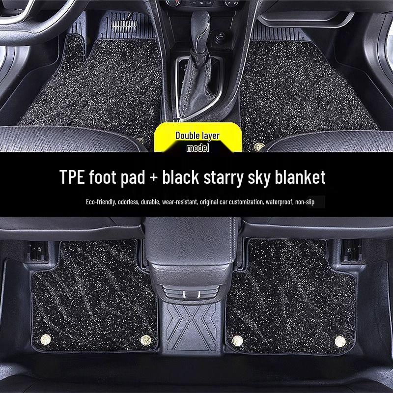 Honda XRV TPE Car Floor Mats - 3D Anti-slip, Waterproof, Wear-resistant, Eco-friendly, Odorless, Full Cover Upgrade