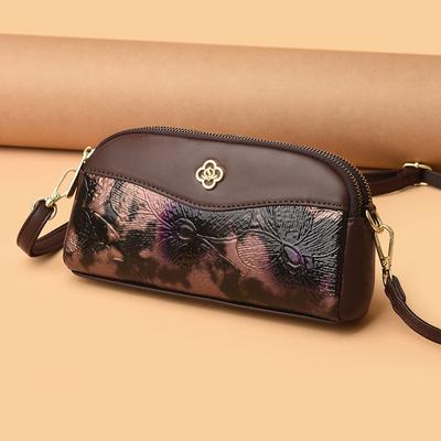 Bolsa Estampada da Moda para Mulheres no Verão Bolsa para Celular de Mamãe Bolsa Transversal de Ombro Único para Mulheres Versátil