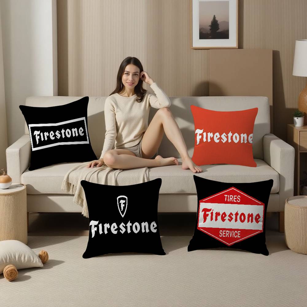 F-FirestoneS Motorrad 45*45cm Kissenbezug Dekokissenbezug Hauskissenbezug Für Sofakissen