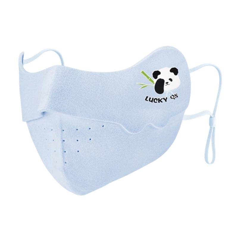 Adjustable Kids Winter Face Mask 3D Design Breathable Cold Weather Windproof For Outdoor Activity Childrens Ages 3-10