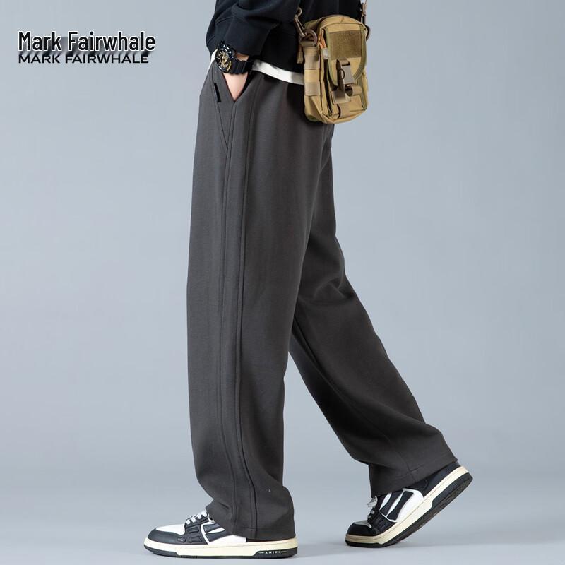 Mark Fairwhale Men's Loose Straight-Leg Casual Pants