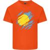 Torn Palau Flag Palauan Day Football Unisexs Light Cotton TShirt