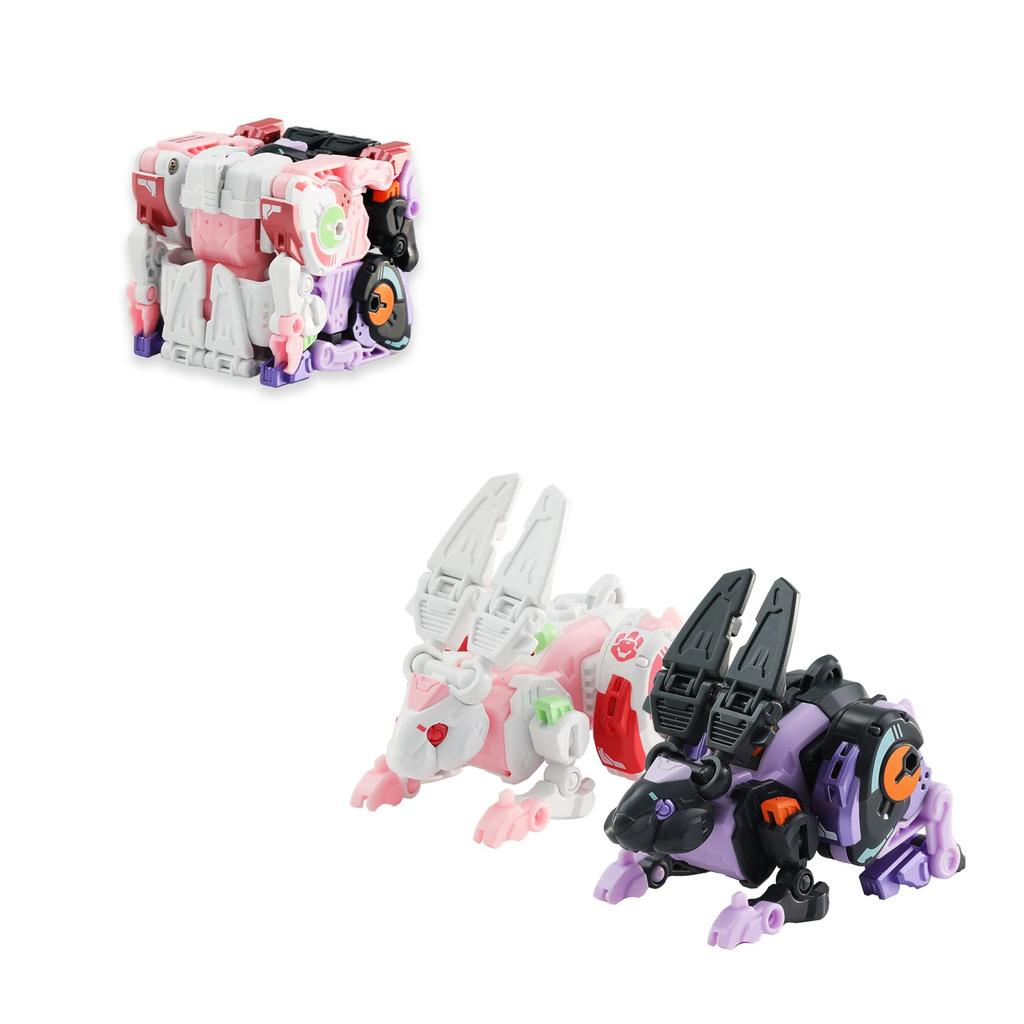 BEASTBOX 52TOYS IRONBLOOD LOYALHEART Transformující se kostka na vysoce kloubovou akční figurku Transformuje se z mecha zvířete na Bez baterií Perfektní dárek pro a