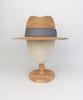 Yunibeosyeolkemiseuteuli Stripe Line Summer Brown Fedora - Big Size Summer Fedora