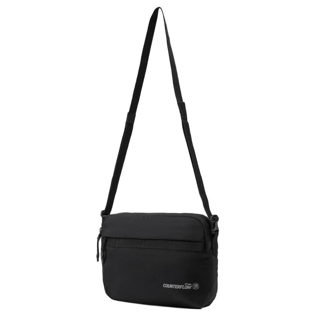 Li Ning Outdoor CF Tracing Polyamide Shoulder Bag, Crossbody Bag Unisex Black ABDV331-4