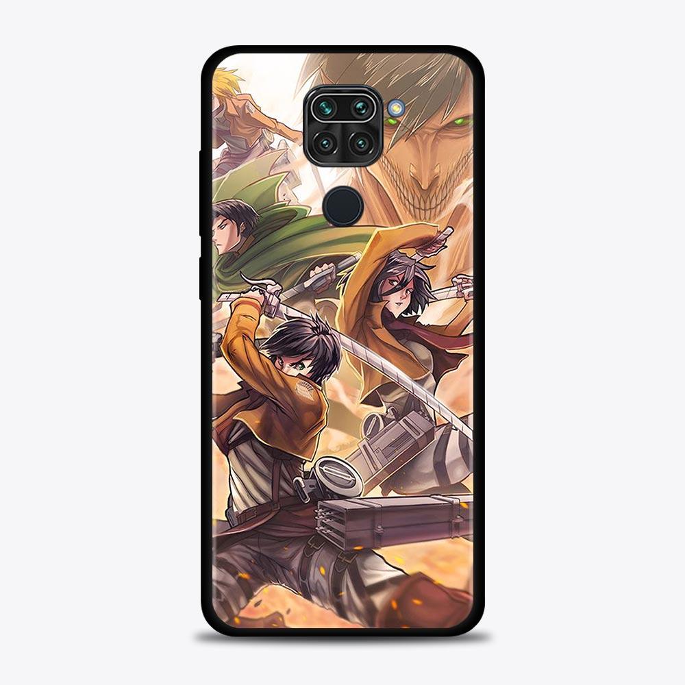 Attack On Titan Girl1 Anime Telefon Kabuk Xiaomi Redmi Için Not 10 9 9S 9T 8 8T 7 Pro Max Kapak Redmi için K40 9 9T 9A 9C Yumuşak Kılıf