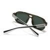 New European And American Male Aviator Glasses Retro Double-Brorgon Square Frame Sunglasses  Spot  62011