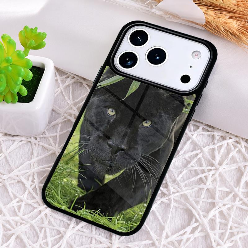 Animal Panther Phone Case for iPhone 17 Air 16 15 11 12 14 13 Pro Max Shockproof Cover