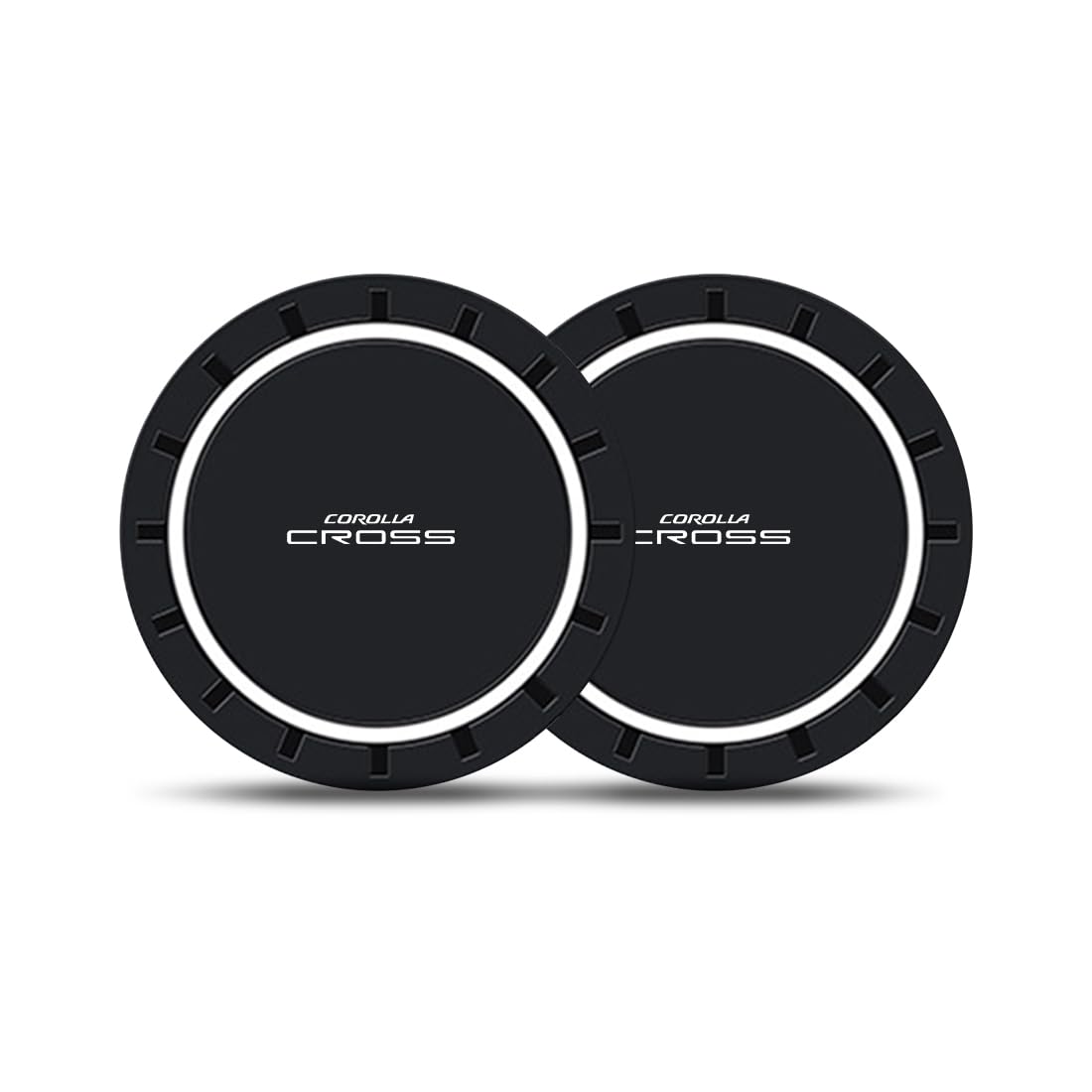 

Накладка-подстаканник для Corolla Cross с логотипом Corolla Cross 2,8 x 2,8 дюйма (7 Corolla Cross Exclusive чёрный