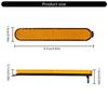 2Set Electric Scooter Side Reflective Strap Safety Tube Night Reflector Scooter Rear Wheel Protective Decorative Shell