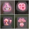 1pc Glow-in-the-Dark Flower Rabbit Toilet Lid Decal Self-Adhesive Removable Toilet Sticker Wall Sticker Home Bathroom Decor