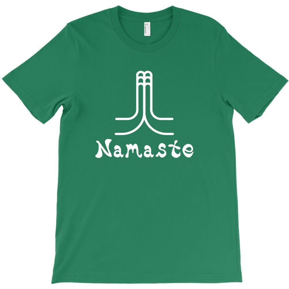 Namaste T-Shirt Druck Für Mann Kurzarm-T-Shirts Vor Baumwoll-Oberteile Kurzarm-T-Shirts Das